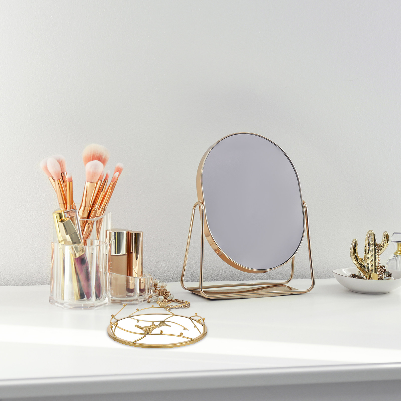 ถาดวางเครื่องประดับทรงกลมสไตล์ - Decorative Mirror บทวิจารณ์และราคา