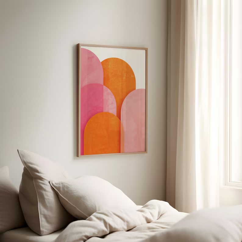 โมเดิร์น แอบสแตรก คัลเลอร์ฟูลส - Interior Design Living Room บทวิจารณ์และราคา