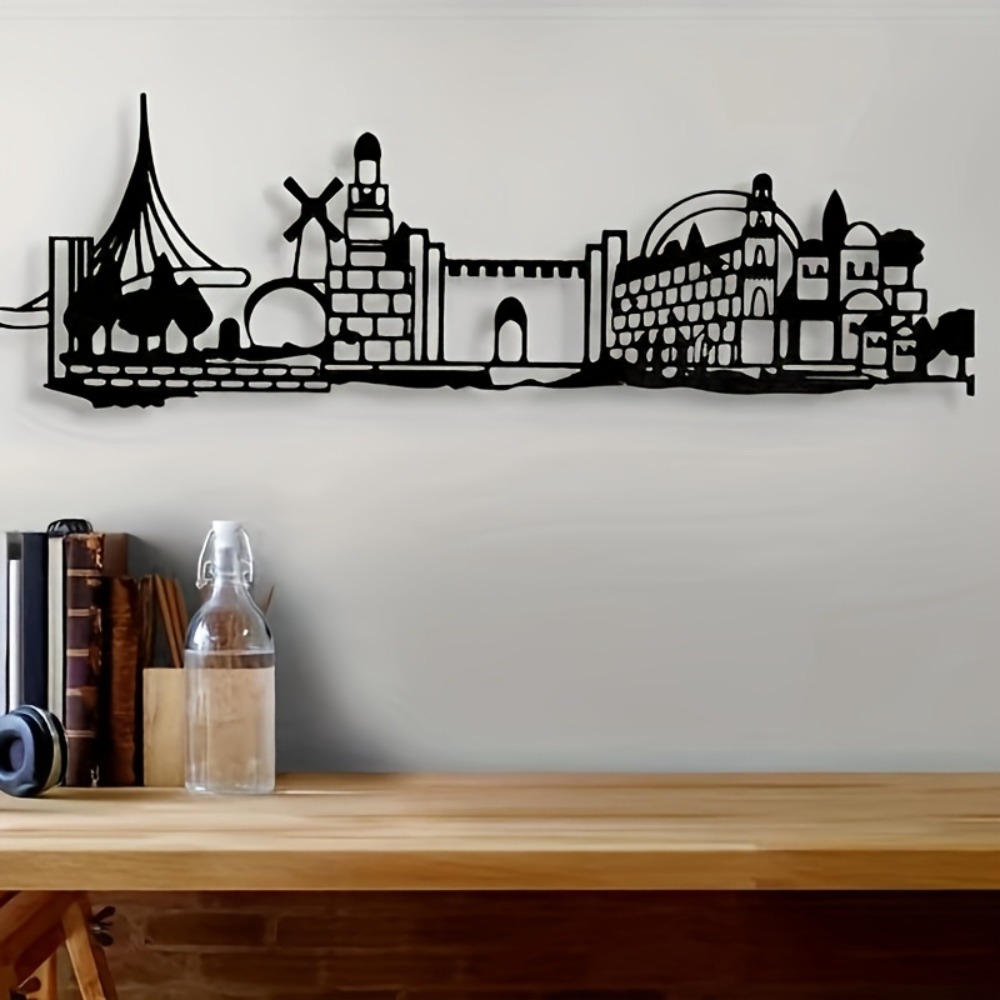 CIFBUY งานศิลปะติดผนังโลหะ ลาย - Wall Art บทวิจารณ์และราคา
