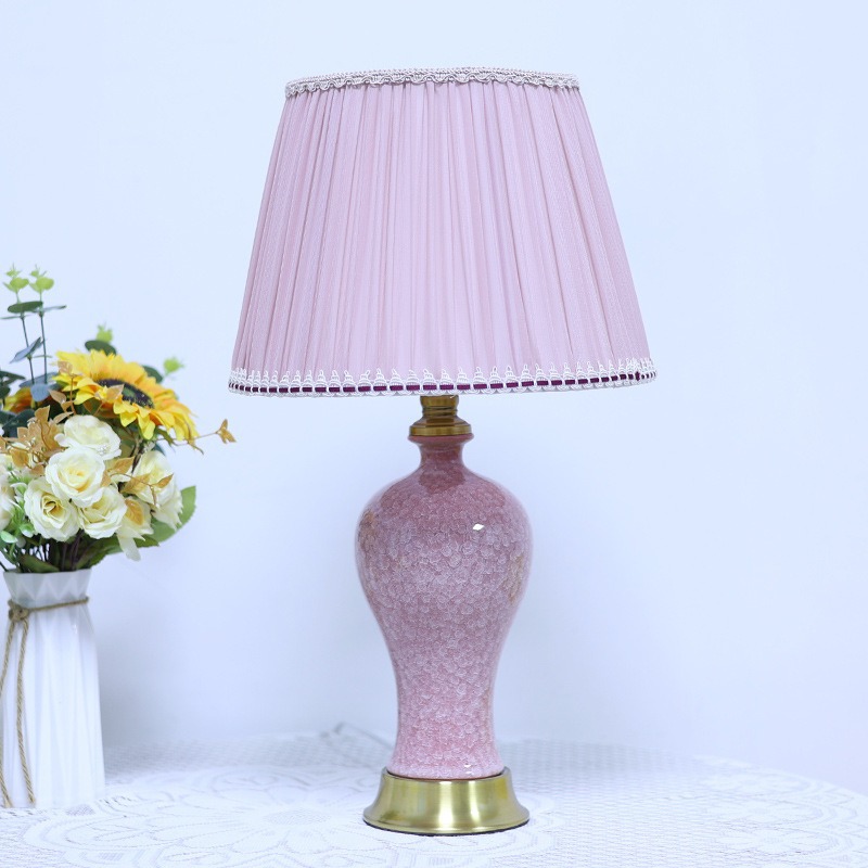 โคมไฟตั้งโต๊ะแจกันเซรามิกจิ่งเ - Vase Decor บทวิจารณ์และราคา