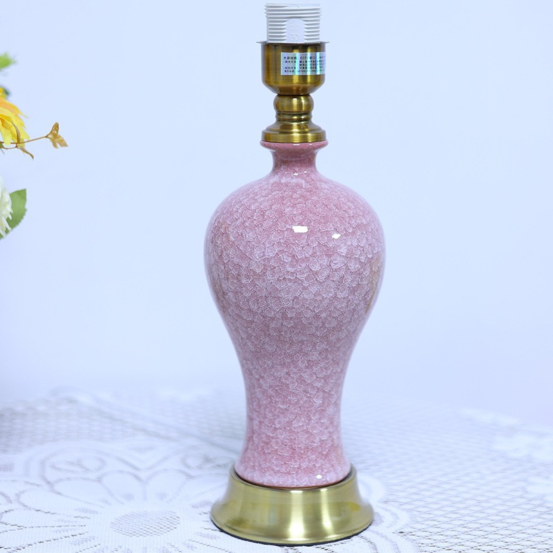 โคมไฟตั้งโต๊ะแจกันเซรามิกจิ่งเ - Vase Decor บทวิจารณ์และราคา