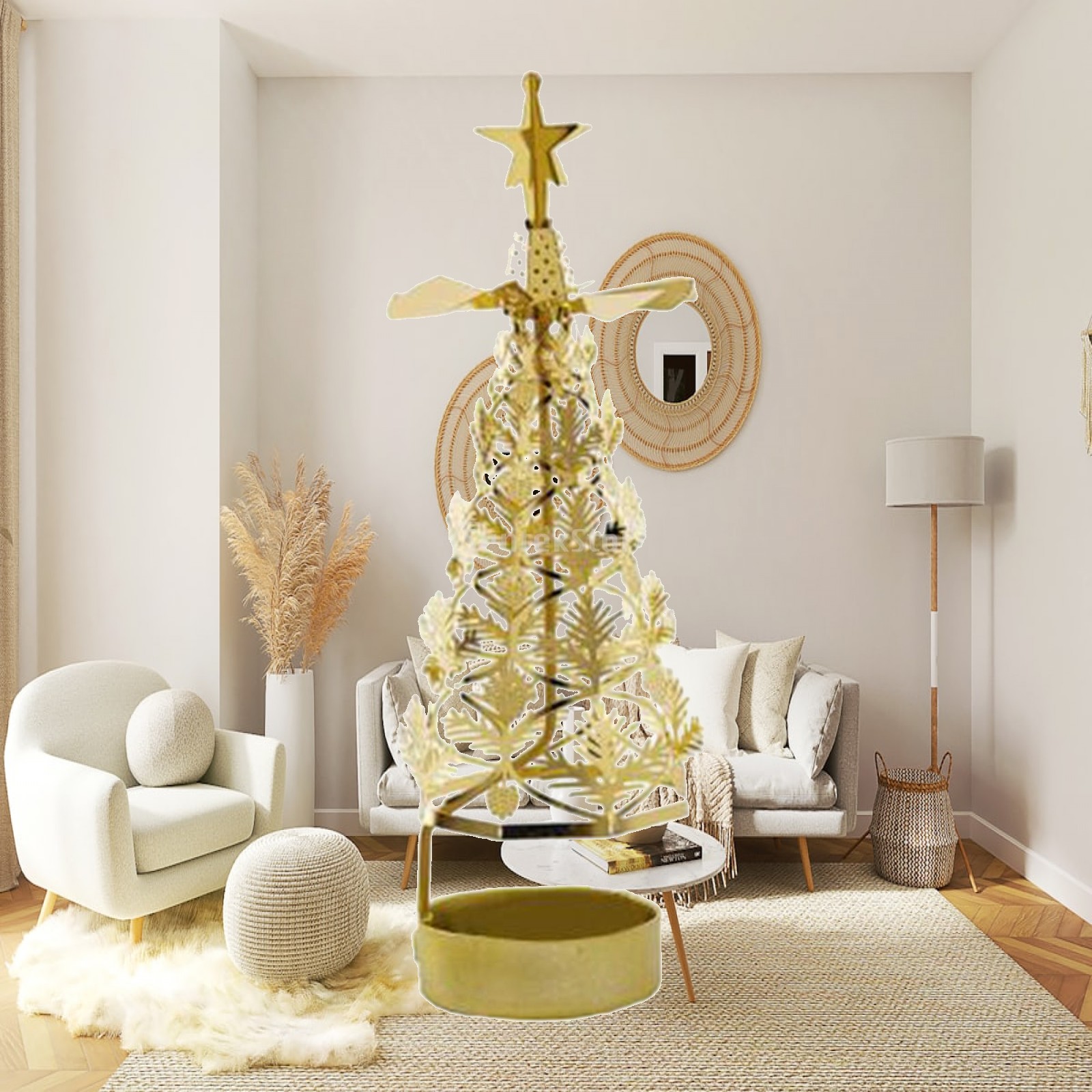 ที่วางเทียนแบบหมุนได้ ทำจากสแต - Candle Holder Decor บทวิจารณ์และราคา