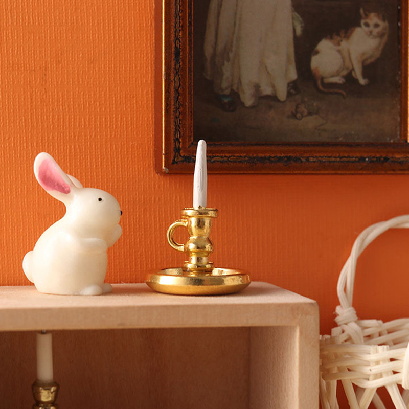 1:12 ตุ๊กตาจิ๋ว ที่วางเทียน โม - Candle Holder Decor บทวิจารณ์และราคา