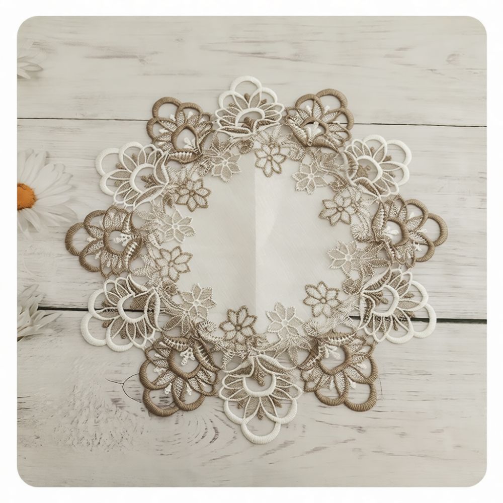 แผ่นรองจานลายลูกไม้คุณภาพสูง ล - Table Runner บทวิจารณ์และราคา